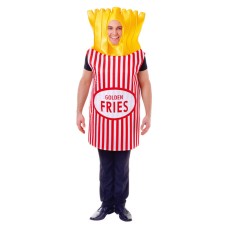 Food Party French Fries Costume Cosplay For Carnival Halloween