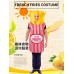 Food Party French Fries Costume Cosplay For Carnival Halloween