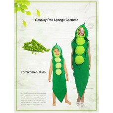 Halloween Cosplay Costume Carnival One Piece Pea Sponge Outfit