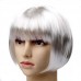 Bob Haircut Colored Wig Student Periwig