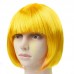 Bob Haircut Colored Wig Student Periwig