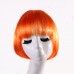 Bob Haircut Colored Wig Student Periwig