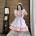 Red Wine Sweetheart Maid Costume Lolita Cosplay Skirt