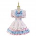 S-5XL Plus Size Maid Dress Lolita Cosplay Skirt With Cute Big Bow