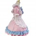 S-5XL Plus Size Maid Dress Lolita Cosplay Skirt With Cute Big Bow