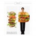 Burger Costume Cosplay For Ball Party Performance