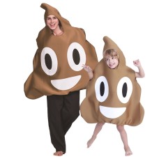 Halloween Crazy Cosplay Idea Sponge Stool Costume Parent Child Shit Clothes