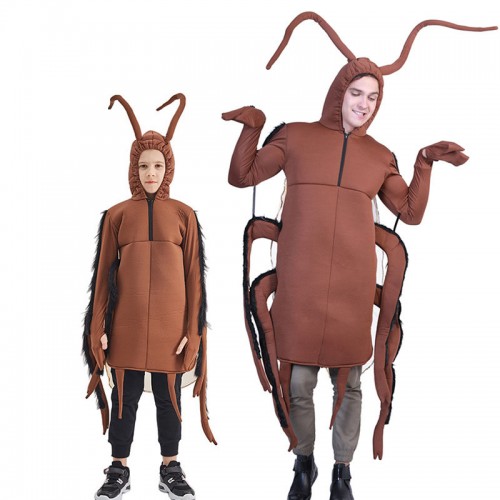 Halloween Carnival Cosplay Costume Children's Cockroach Jumpsuit