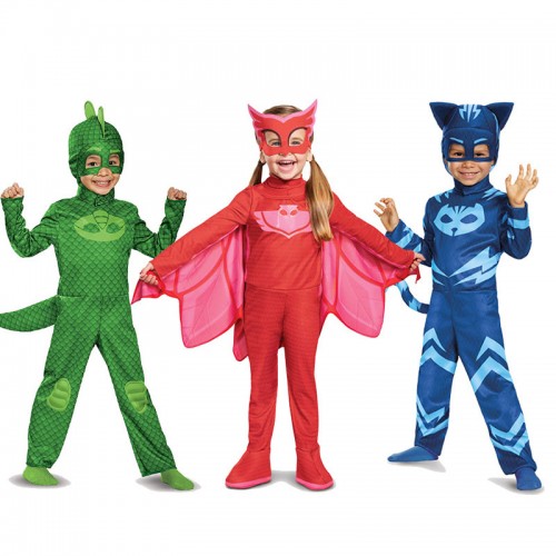 Masked Hero Luminous And Reflective Children's Cosplay Costume 3 Colors