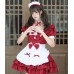 Cosplay Japanese Maid Dress Pure and Cute Pink Uniform Set