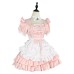 Cosplay Japanese Maid Dress Pure and Cute Pink Uniform Set