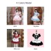 Cosplay Japanese Maid Dress Pure and Cute Pink Uniform Set