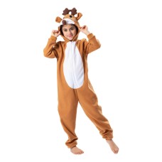 New Christmas Children's Reindeer Jumpsuit Pajamas