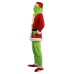 Santa Claus Geek Green Haired Monster The Grinch Cosplay Costume