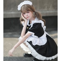 Japanese Lolita Cute Bunny Girl Cosplay 5 Colors Maid Dress