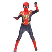 Spider-Man: No Way Home Cosplay Costume Golden Black Jumpsuit