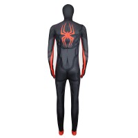 Spider-Man Spider-Verse 2 Miles Morales Black Cosplay Costume