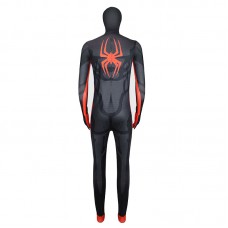 Spider-Man Spider-Verse 2 Miles Morales Black Cosplay Costume