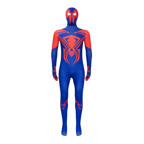 Spider-Man Cosplay Costume Blue Jumpsuit Miguel O'Hara Bodysuit