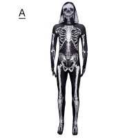 Skeleton Cosplay Jumpsuit Human Zombie Costume 6 Styles