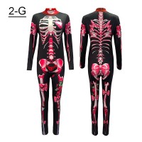 Skeleton Cosplay Costume Human Zombie Jumpsuit 8 Styles