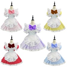 Japanese Anime Akemi Homura Kaname Madoka Cosplay Costume Plus Size Maid Suits