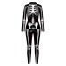 3D Skeleton Printing Jumpsuit Luminous Material Tights