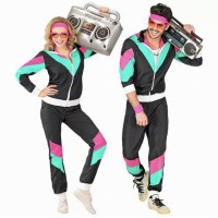 90s Hip-Hop Retro School Uniform Disco Rock Cosplay Clothes