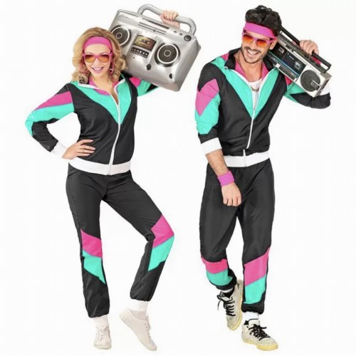 90s Hip-Hop Retro School Uniform Disco Rock Cosplay Clothes