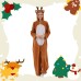 Christmas Attire Set Reindeer Jumpsuit Cute Elk Cosplay Costume