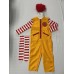 Mcdonald Set Coswear Masquerade Ball Cosplay Clown Character Costume