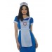 Nurse Dress Halloween Makeup Ball Game Terrifying Doctor Cosplay Costume