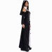 Nun Cosplay Costume Carnival Masquerade Sexy Uniform With High Slit Lace