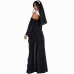 Nun Cosplay Costume Carnival Masquerade Sexy Uniform With High Slit Lace